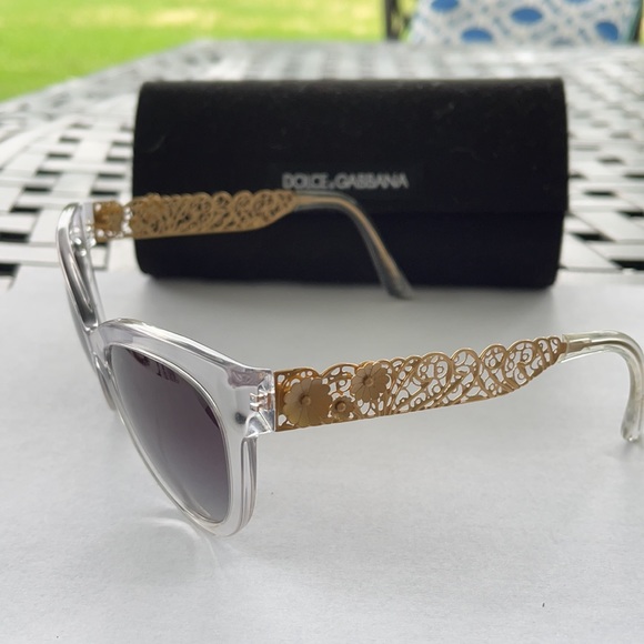 Dolce & Gabbana DG 4211 656/8G Crystal Gold Grey